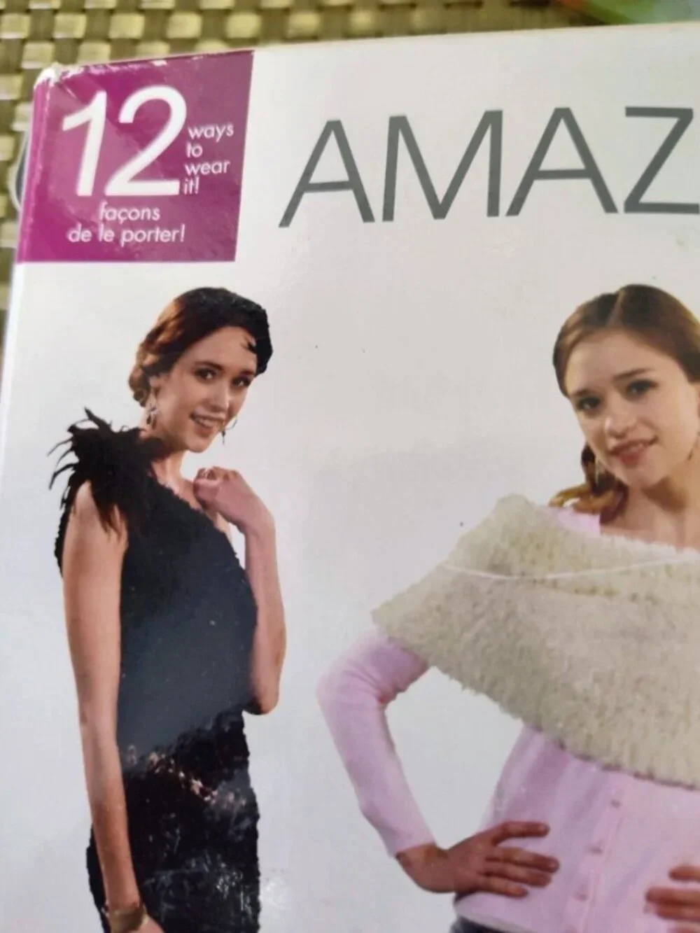 Amazing Scarf White Blanc Vanilla - 12 ways To Wear It as Seen on TV- One Size